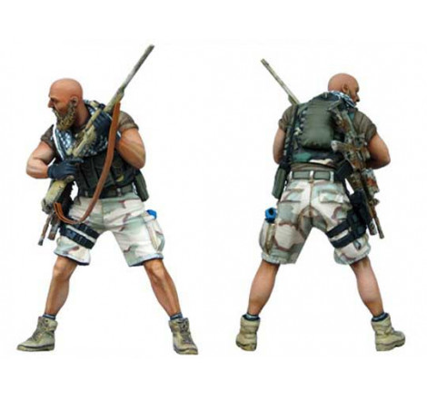 Figurine Evolution Miniatures US Special Forces Operator in Fight (afghanistan 2001-2003) 1/35