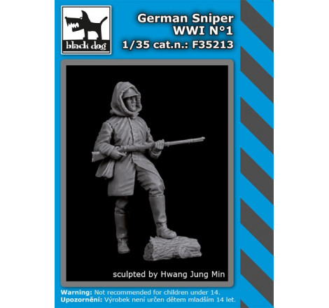 Figurine Black Dog German Sniper WW1 N°1 1/35