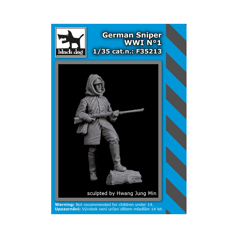 Figurine Black Dog German Sniper WW1 N°1 1/35