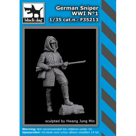 Figurine Black Dog German Sniper WW1 N°1 1/35