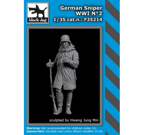 Figurine Black Dog German Sniper WW1 N°2 1/35