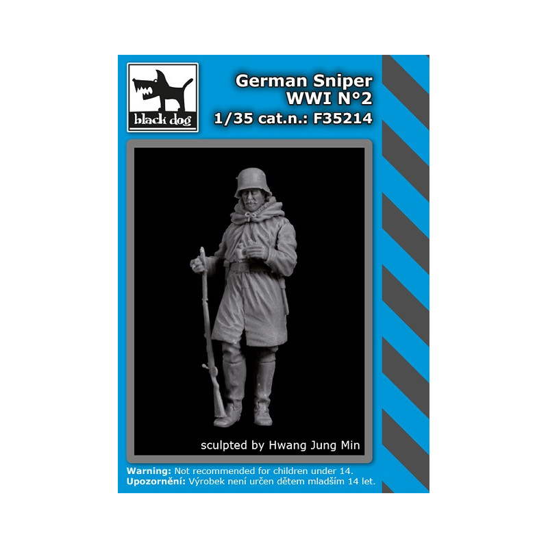 Figurine Black Dog German Sniper WW1 N°2 1/35