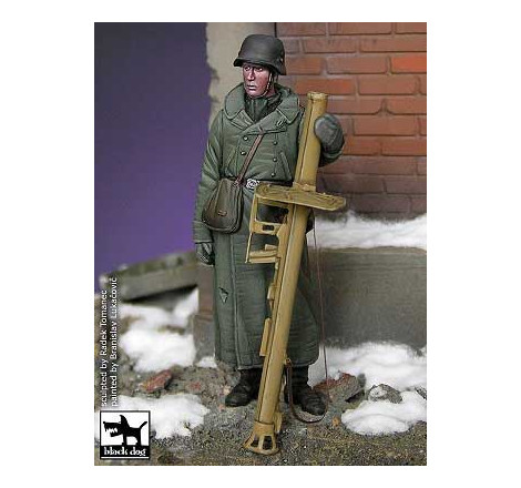 Figurine Black Dog Grenadier - Panzerschreck Ardennes 1945 WW2 1/35