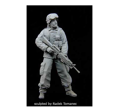 Figurine Black Dog US soldier team op. Freedom iraq 1/35