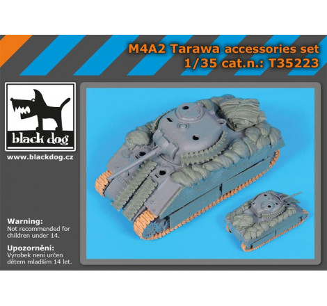 Set Black Dog M4A2 Tarawa accessories set 1/35