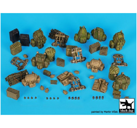 Set Black Dog US Army (Vietnam) equipment accessories set 1/35