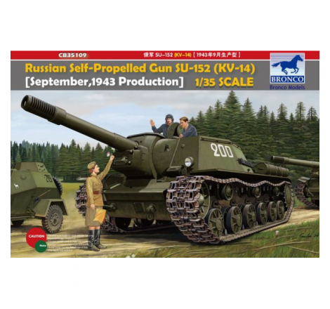 Bronco Maquette Russian Self-propelled Gun SU-152 (KV-14) 1943 1:35