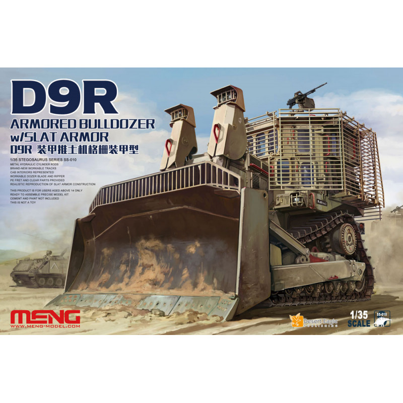 Meng Maquette D9R Armored Bulldozer w/ SLAT ARMOR 1:35