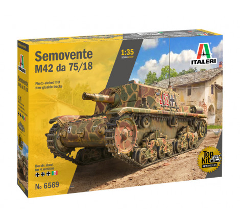 Italeri Maquette Semovente M42 da75/18 1:35