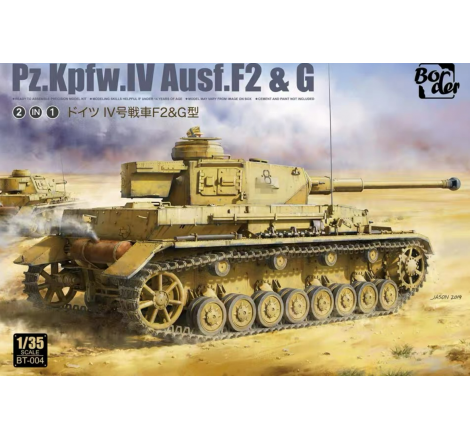 Border Maquette Pz.Kpfw.IV Ausf.F2 & G 1:35