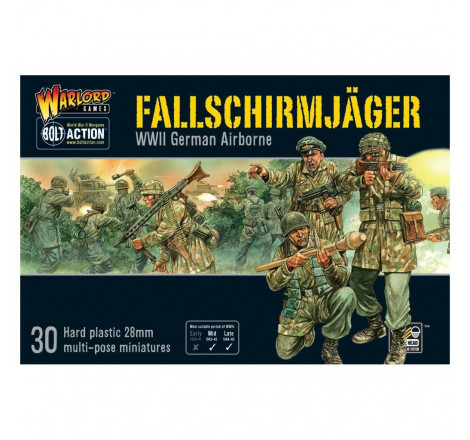 Warlord Games® Bolt Action Fallschirmjager (parachutistes allemands) 1:56 référence WGB-FJ-02