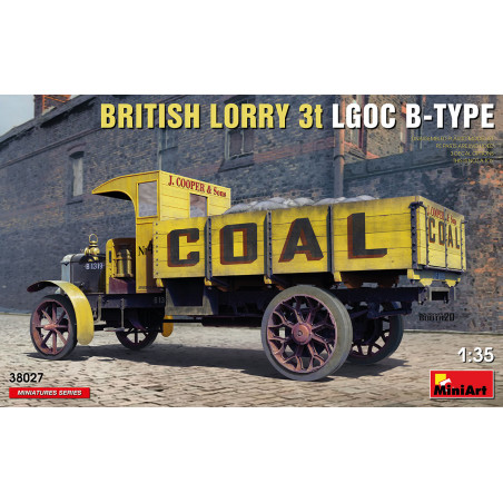 MiniArt maquette British Lorry 3t LGOC B-type 1:35
