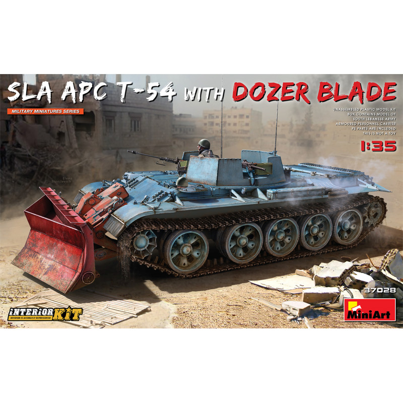 MiniArt maquette SLA APC T-54 + Dozer Blade 1:35 37028