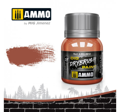 Dio Drybrush paint Ammo Rust A.MIG-0612