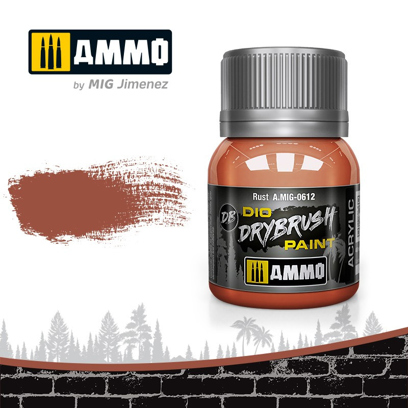 Dio Drybrush paint Ammo Rust A.MIG-0612