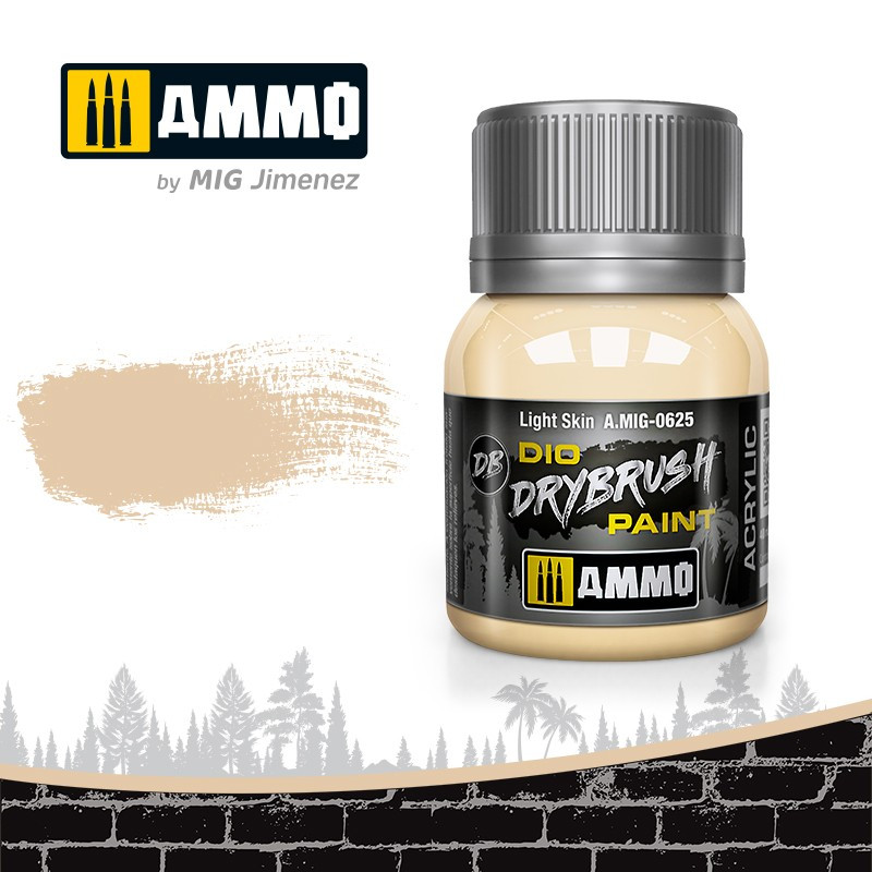 Dio Drybrush paint Ammo Light Skin A.MIG-0625