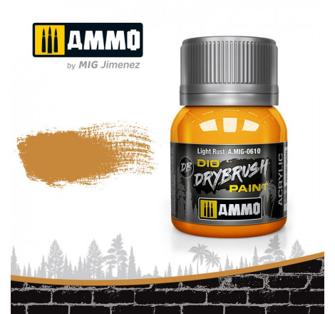 Dio Drybrush paint Ammo Light Rust A.MIG-0610