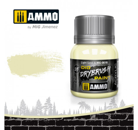 Dio Drybrush paint Ammo Light Sand A.MIG-0616