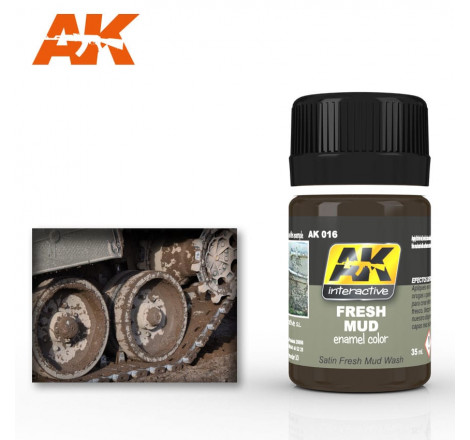 Peinture enamel AK016 Fresh Mud 35ml