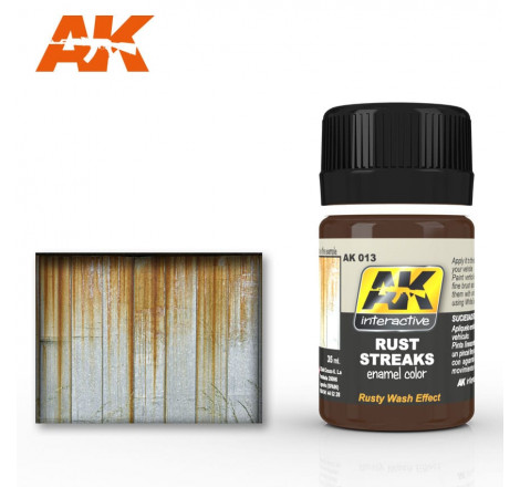 Peinture enamel AK013 Rust Streaks 35ml