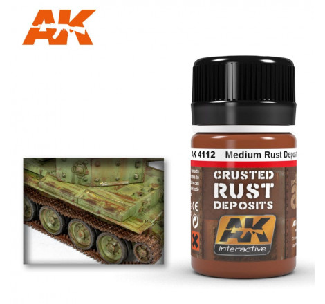 Peinture enamel AK4112 Medium Rust Deposits 35ml
