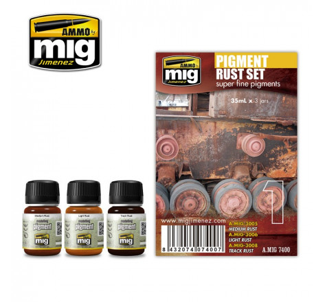 Pigment Rust Set Ammo Mig AMIG-7400