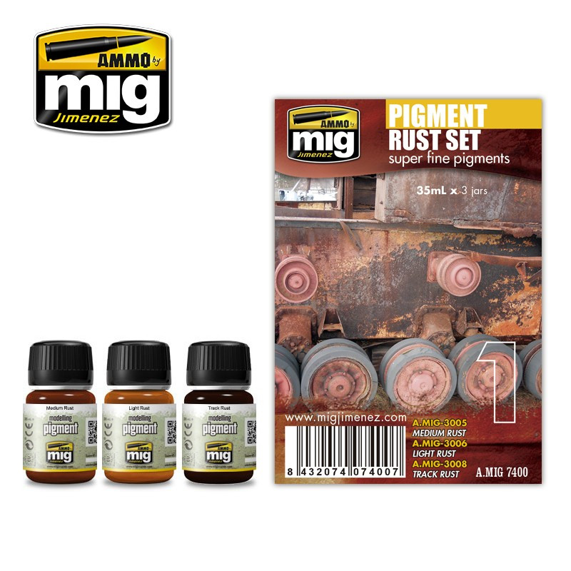 Pigment Rust Set Ammo Mig AMIG-7400