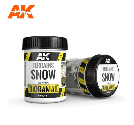Terrains Snow acrylic diorama AK8011