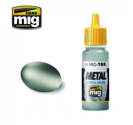 Peinture acrylique Ammo Metal Silver A.MIG-0195