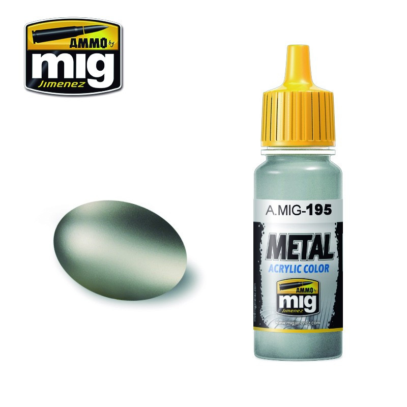 Peinture acrylique Ammo Metal Silver A.MIG-0195