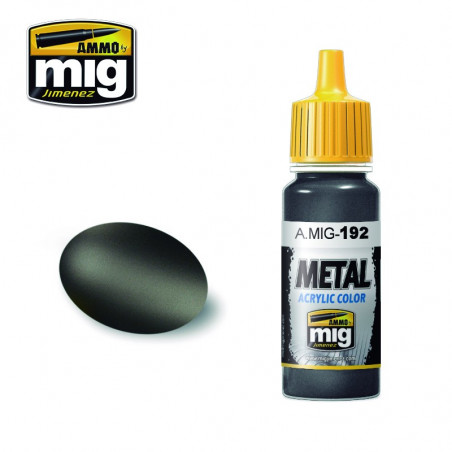 Peinture acrylique Ammo Metal Polished Metal A.MIG-0192