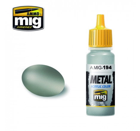 Peinture acrylique Ammo Metal Matt Aluminium A.MIG-0194