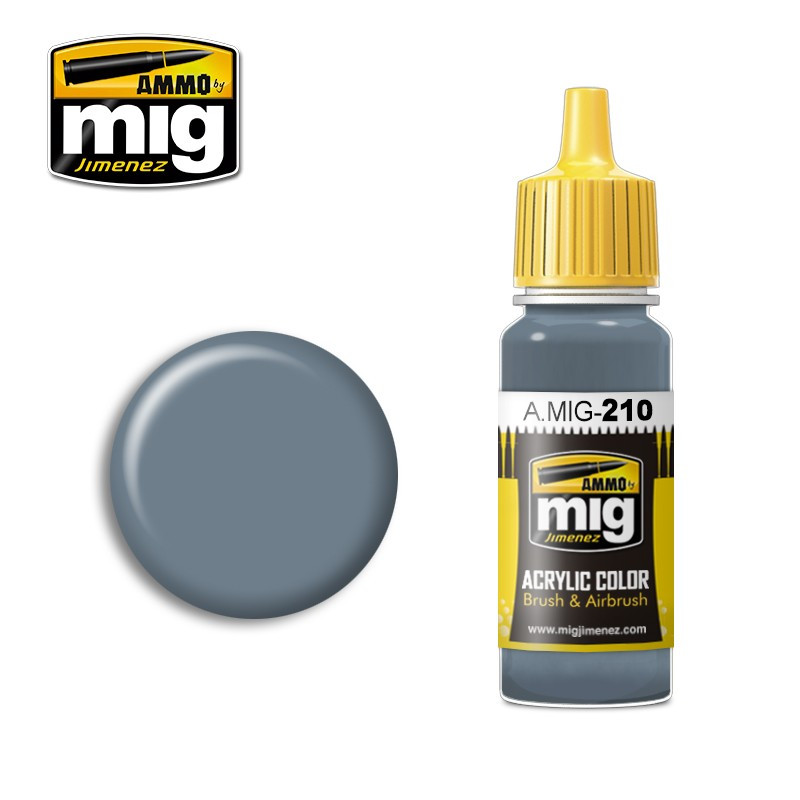 Peinture acrylique Ammo FS 35237 Gray Blue A.MIG-0210