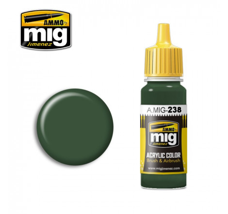 Peinture acrylique Ammo FS 34092 Medium Green A.MIG-238