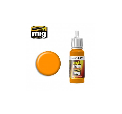 Peinture acrylique Ammo Crystal Orange A.MIG-0097