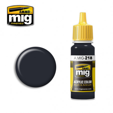 Peinture acrylique Ammo RLM 66 Schwartzgrau A.MIG-0218