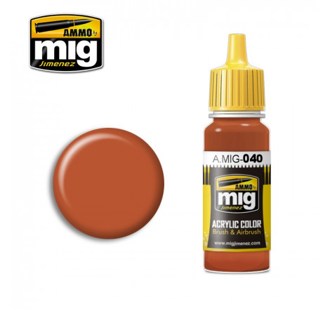 Peinture acrylique Ammo Medium Rust A.MIG-0040