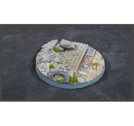 Socle GamersGrass Urban Warfare, Rond 60mm (x2) aupetitbunker reims