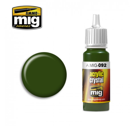 Peinture acrylique Ammo Crystal Green A.MIG-0092