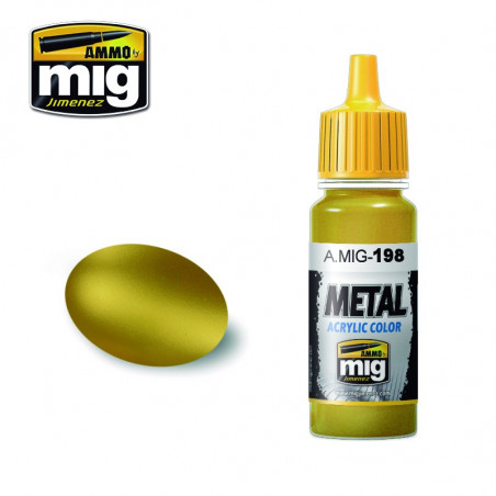 Peinture acrylique Ammo Metal Gold A.MIG-0198