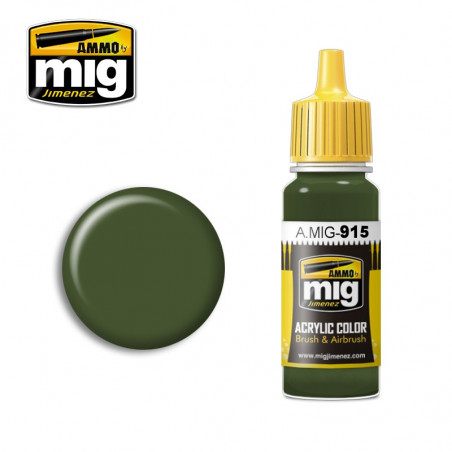 Peinture acrylique Ammo Dark Green (BS 241) A.MIG-0915