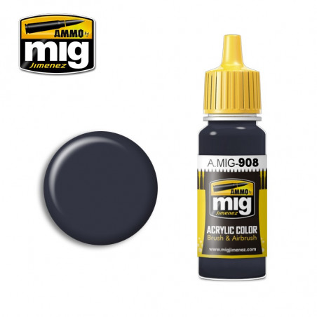 Peinture acrylique Ammo Grey Base A.MIG-0908