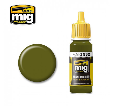 Peinture acrylique Ammo Russian Green Base (ZIS 508) A.MIG-0932