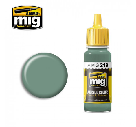 Peinture acrylique Ammo FS 34226 (BS 283) Interior Green A.MIG-0219