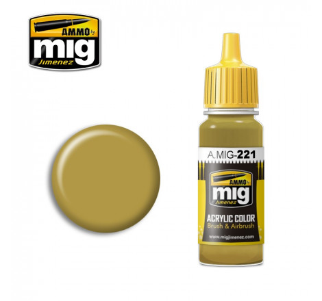 Peinture acrylique Ammo FS 33481 Zinc Chromate Yellow A.MIG-0221