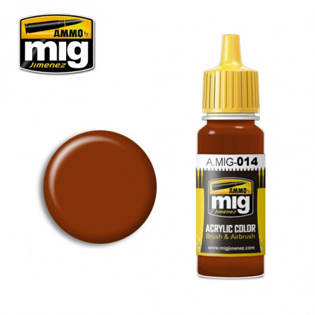 Ammo® Peinture acrylique RAL 8012 Rotbraun A.MIG-0014