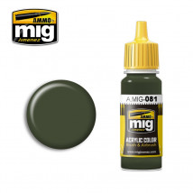 Peinture acrylique Ammo US Olive Drab Vietnam (FS24087) A.MIG-0081