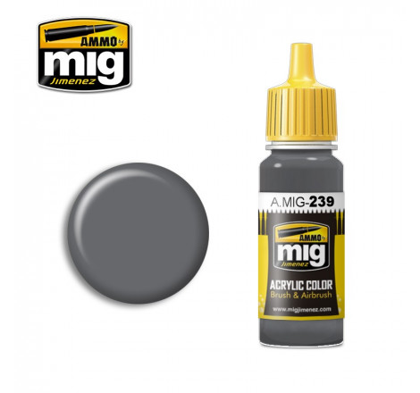 Peinture acrylique Ammo FS36122 Neutral Gray A.MIG-0239