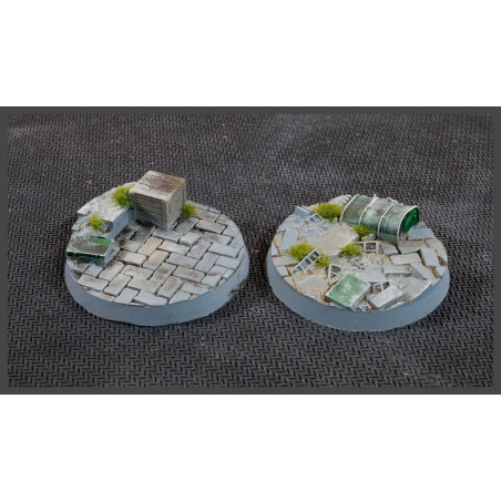 Socle GamersGrass Urban Warfare, Rond 40mm (x5) aupetitbunker reims