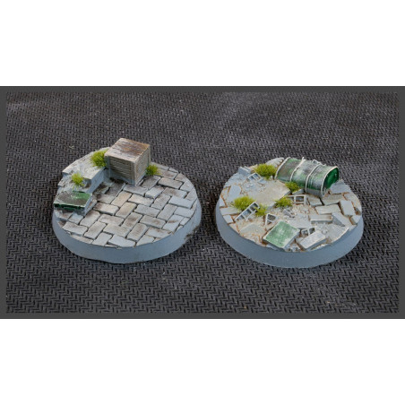 Socle GamersGrass Urban Warfare, Rond 40mm (x5) aupetitbunker reims